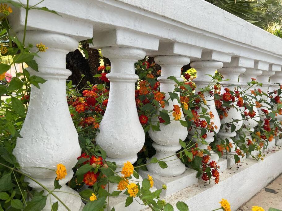 Beautiful Garden Apartment Steps From The Beach Ментона Экстерьер фото